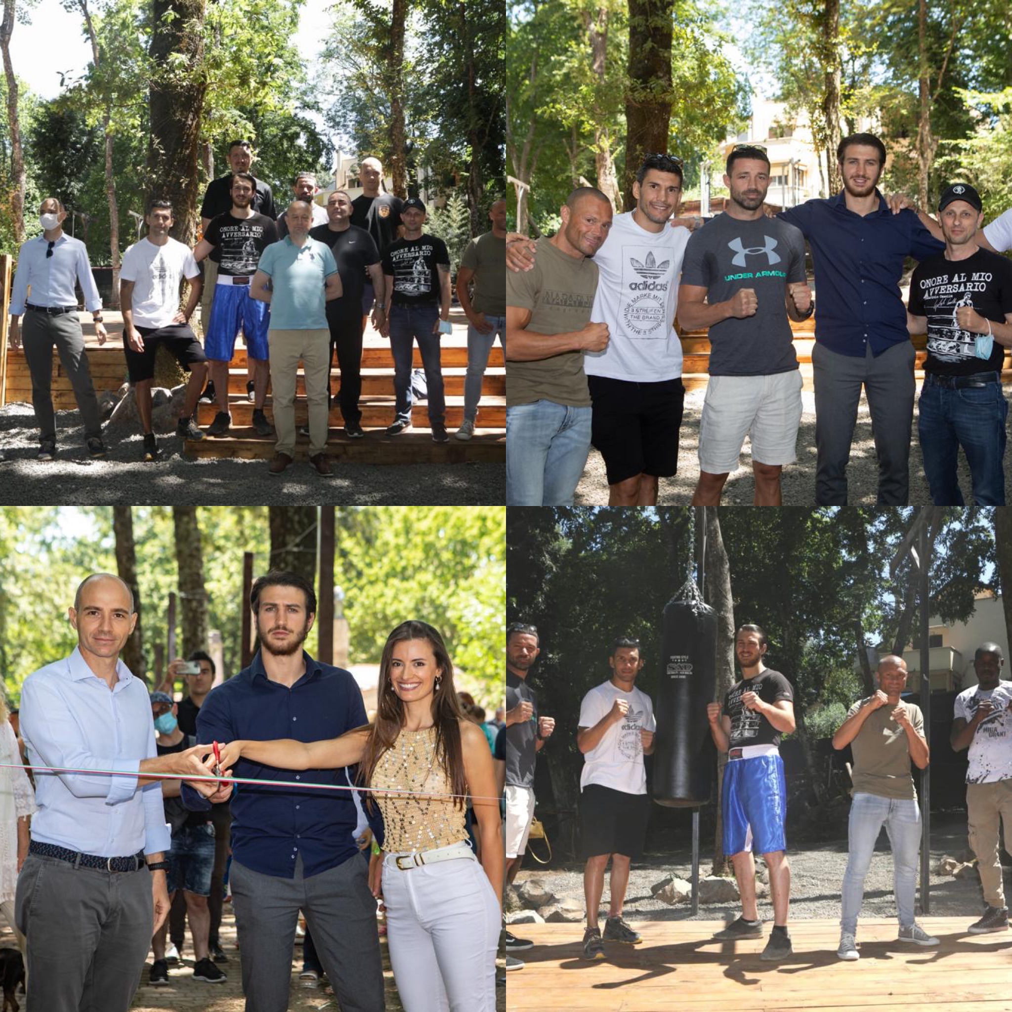 GRANDE SUCCESSO PER L’INAUGURAZIONE AD ARICCIA DEL PRIMO CAMP OPEN AIR CON GABRIELE CASELLA IL MAGNIFICENT ED IL GOTHA DEL PUGILATO ITALIANO DOPO IL VIA LIBERA DELLE ORDINANZE COVID-19