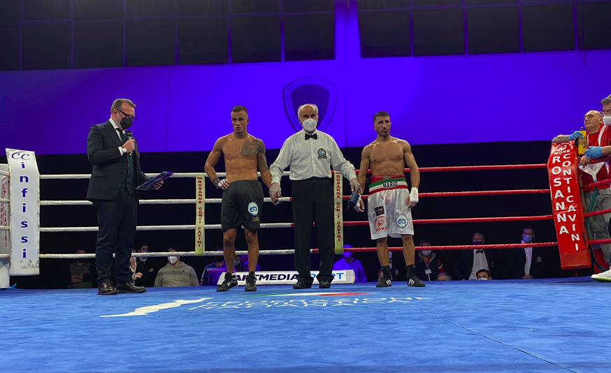 ROMA BOXING NIGHT: Laamouz conquista la Cintura UE dei Superpiuma