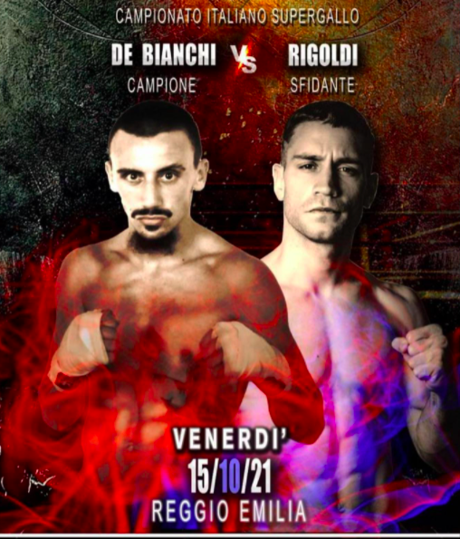 Il 15 Ottobre a Reggio Emilia DeBianchi vs Rigoldi per il Titolo Italiano SuperGallo 