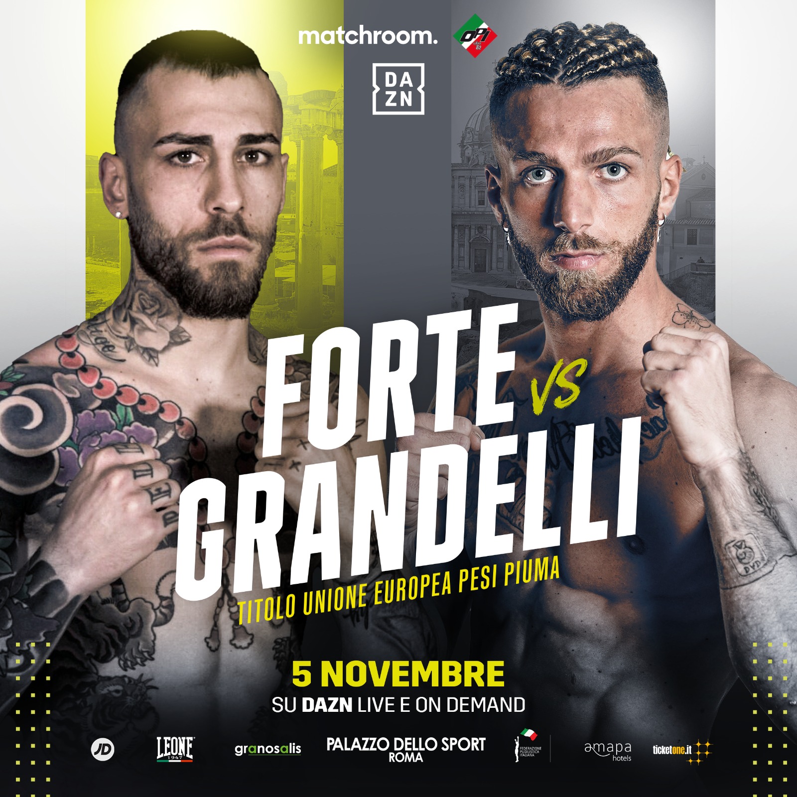 Roma Boxing Night 5/11/2021: Intervista a Francesco Grandelli 