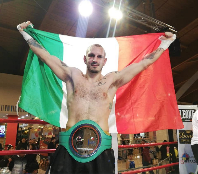 Spadaccini Campione Mediomassimi Trofeo Cinture WBC-FPI 2019