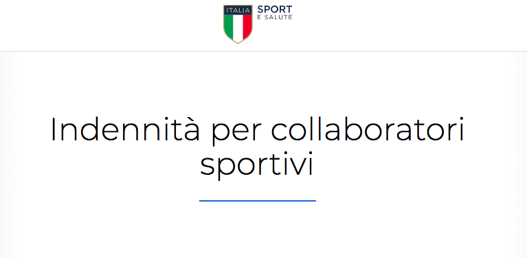 Cura Italia: indennità per collaboratori sportivi, emanato il decreto attuativo - INFO PER INOLTRARE DOMANDA + FAQ 