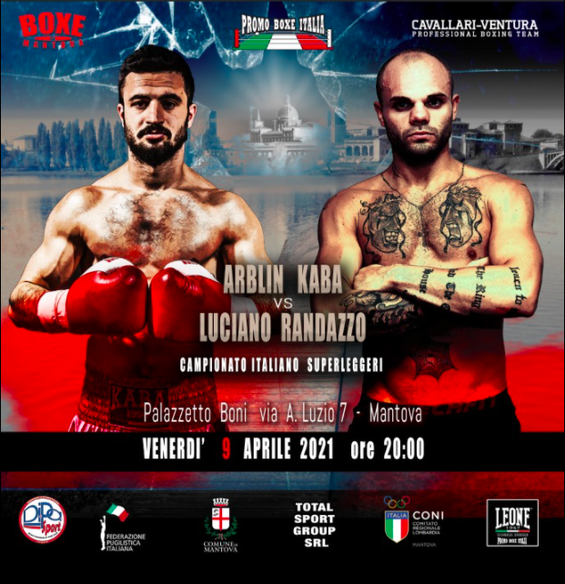 Il 9 Aprile a Mantova Kaba vs Randazzo per la Cintura Italiana SuperLeggeri