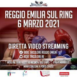 Oggi 6/3 A Reggio Emilia Un bella riunione di Boxe 