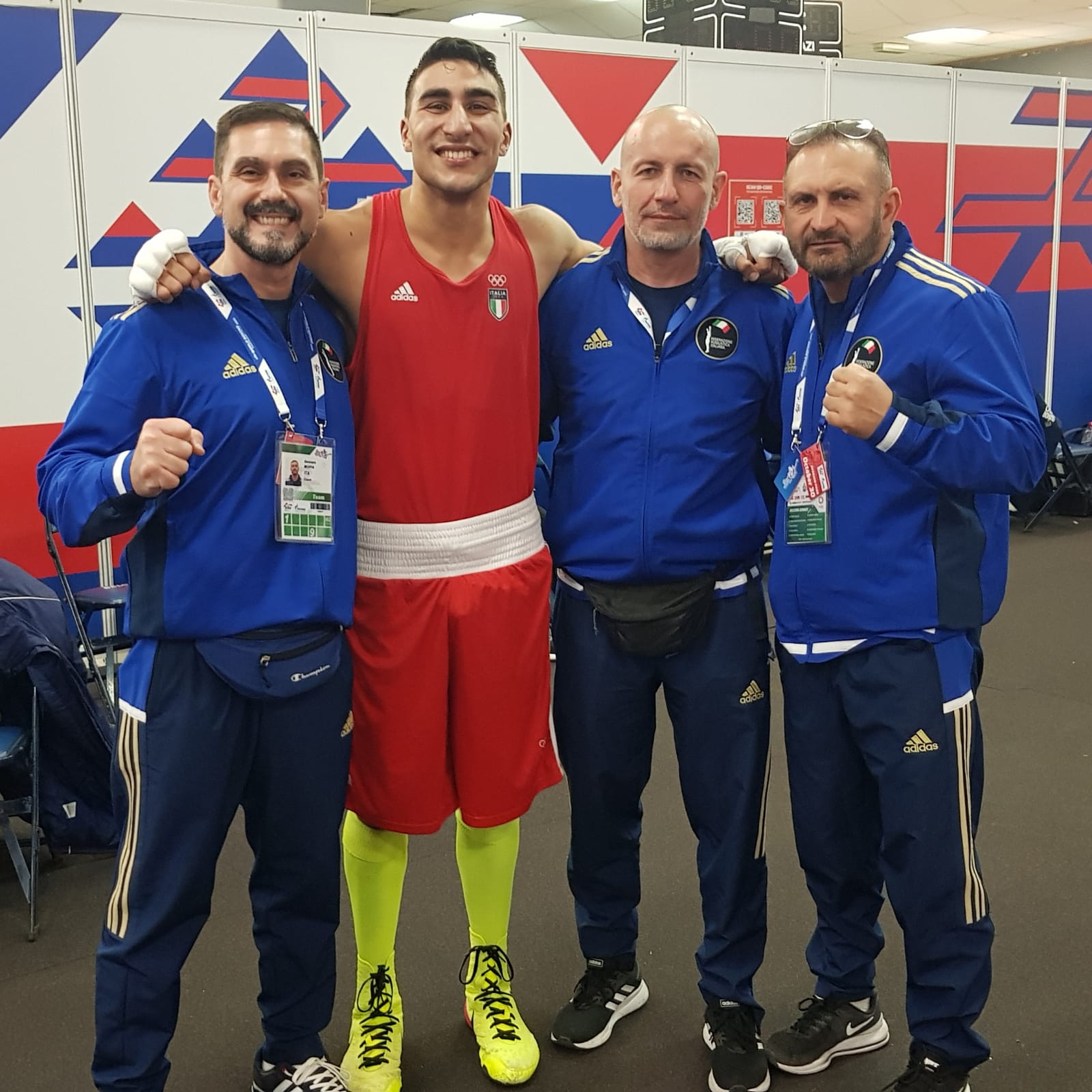 Mondiale Elite Maschile Belgrado 2021 - Day 7: Mouhiidine vince e vola nei Quarti 92 Kg. Domani 3 Azzurri sul Ring 