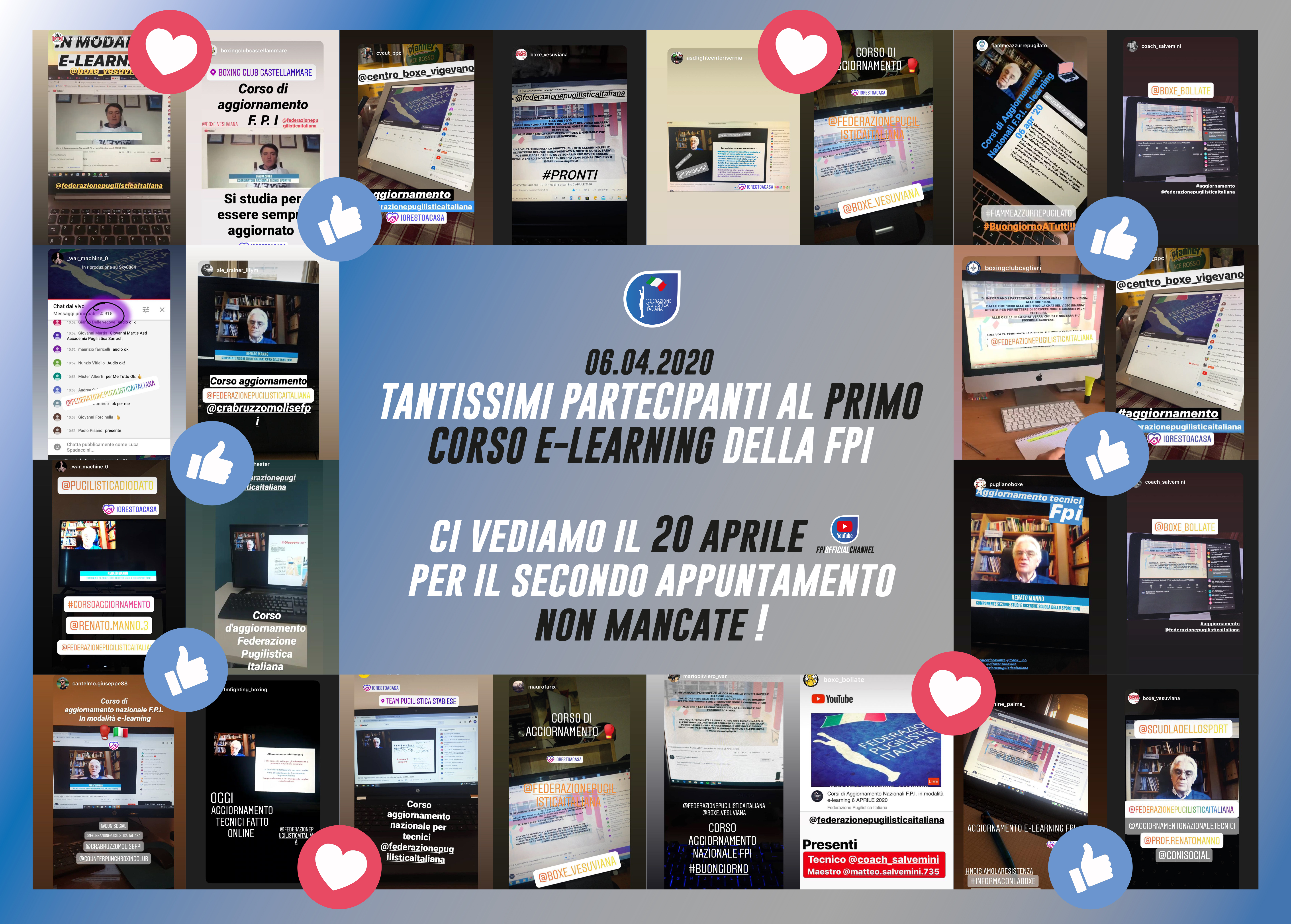 Il 20 Aprile secondo Corso di Aggiornamento tecnici E-Learning - INFO ISCRIZIONE + LINK PER RIVEDERE CORSO 6/4