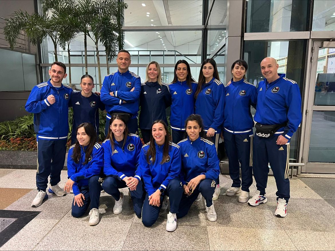 Mondiali Femminili New Delhi 2023 - Azzurre arrivate in India 