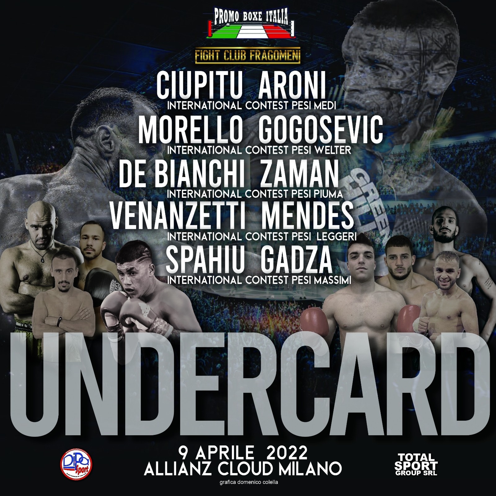 Milano Boxing Night 9-4-2022: Due Titoli e 5 grandi match di Sottoclou 