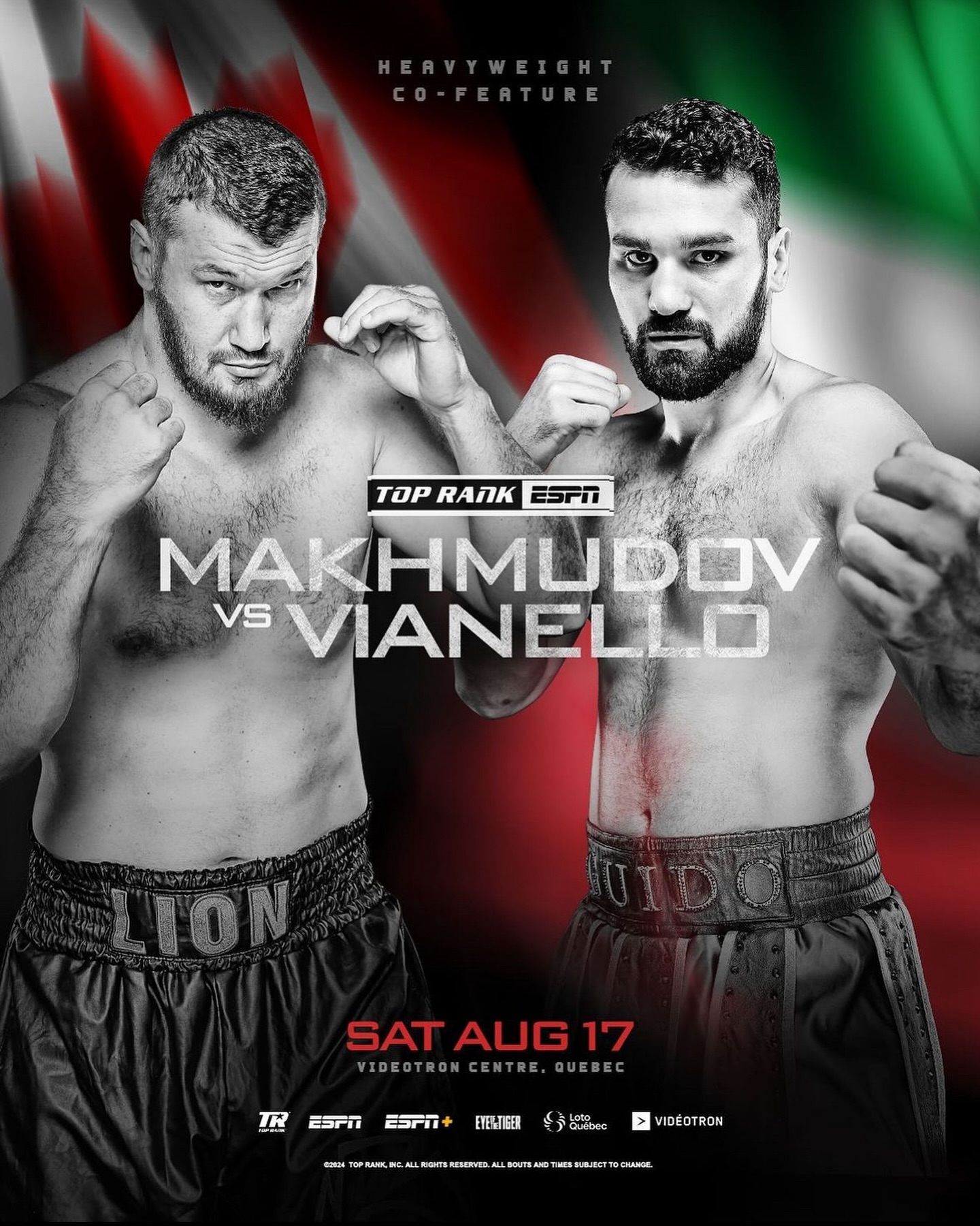 IL PROSSIMO 17 AGOSTO IN CANADA CI SARA' IL RITORNO SUL RING DI GUIDO VIANELLO 
