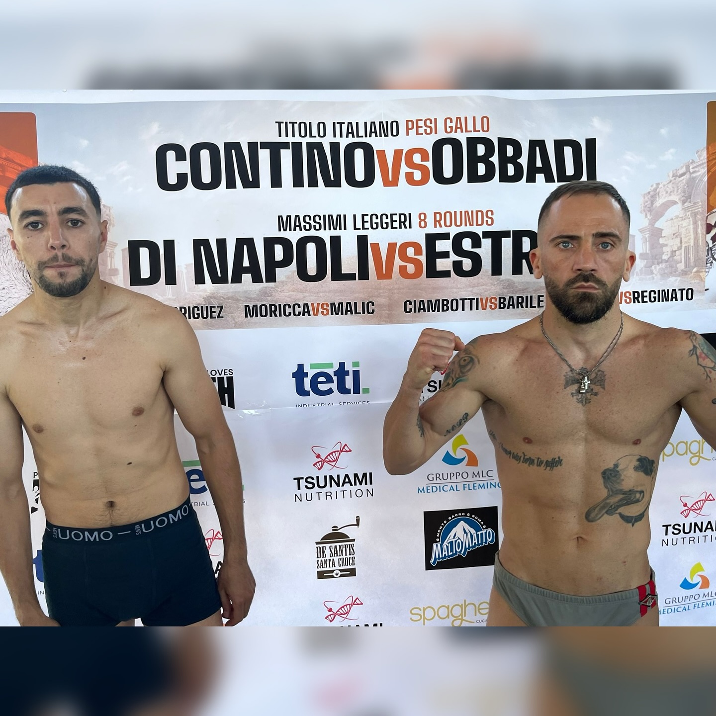 Titolo Italiano Pesi Gallo: TUTTO PRONTO A ROMA PER LA SFIDA OBBADI VS CONTINO 