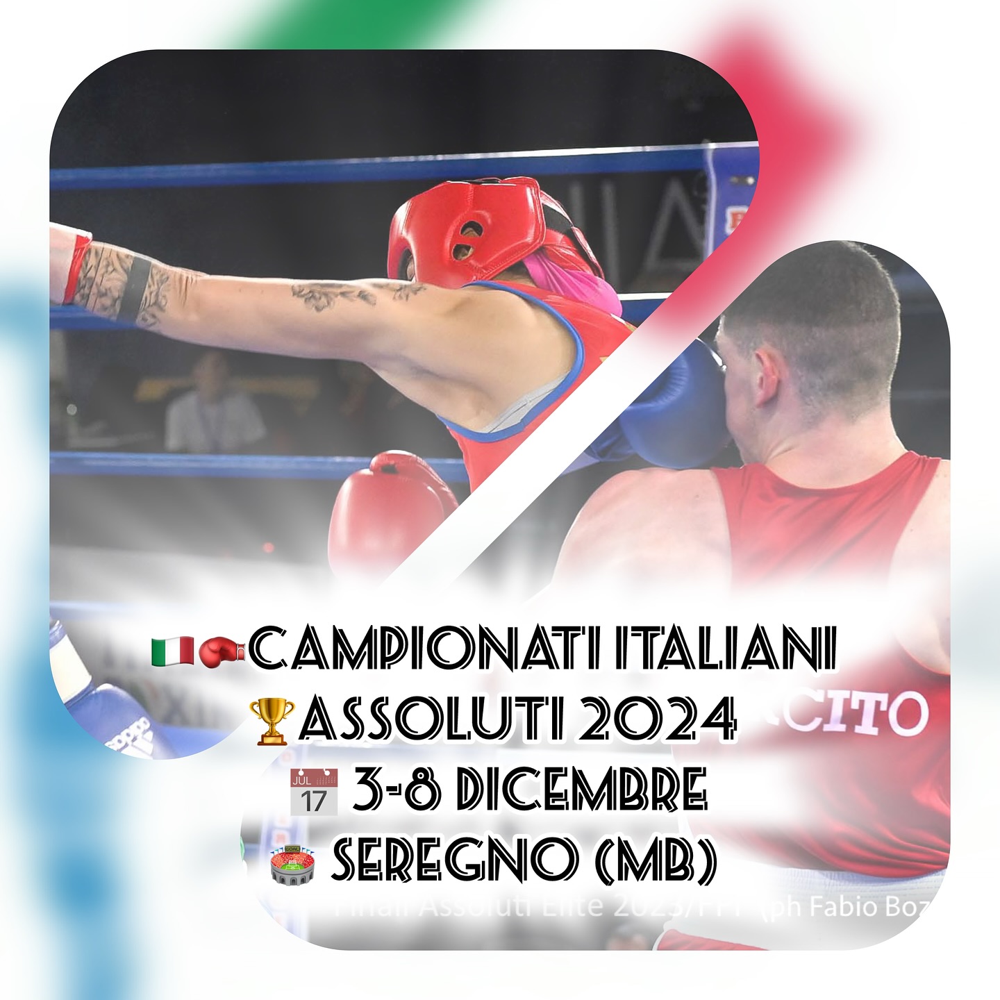 I CAMPIONATI ITALIANI ASSOLUTI 2024 A SEREGNO 3-8 DICEMBRE 