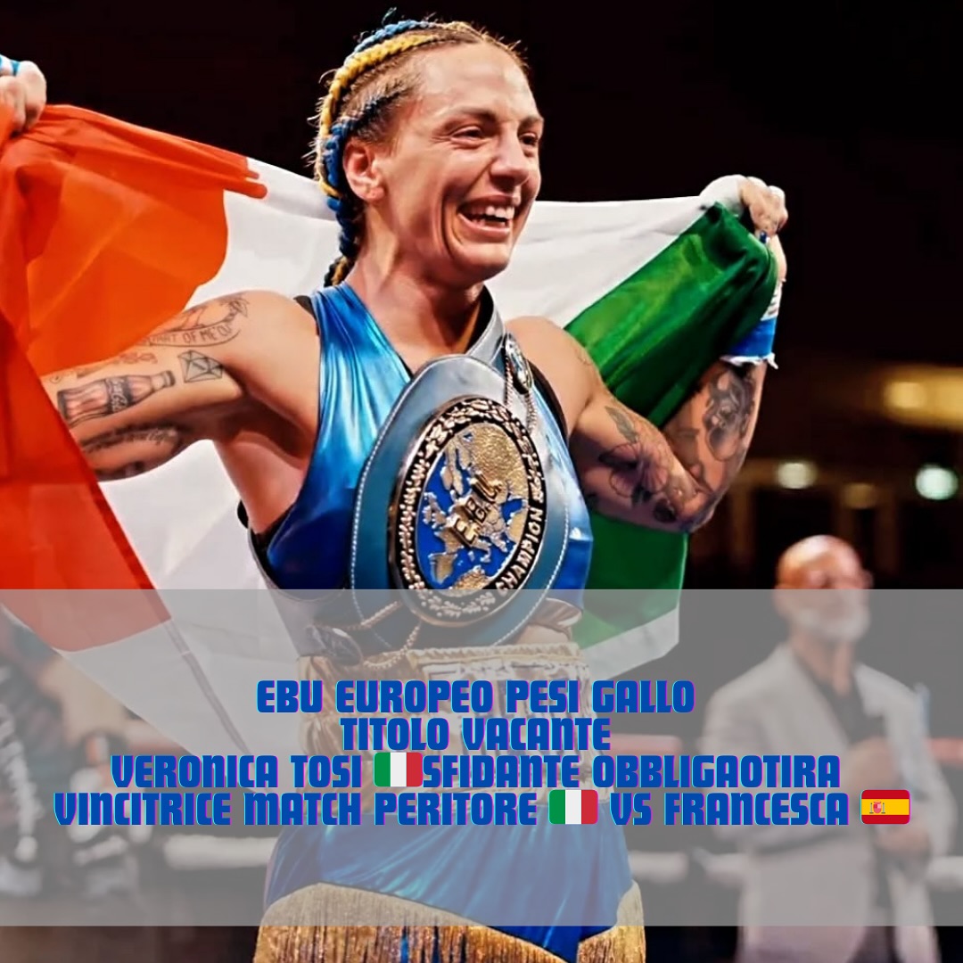 Europeo Pesi Gallo - VERONICA TOSI SFIDANTE VINCITRICE MATCH PERITORE VS FRANCESCA 