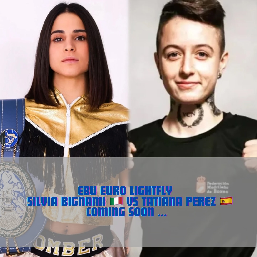 TITOLO EBU EURO MINIMOSCA - LA SPAGNOLA PEREZ NOMINATA SFIDANTE DELLA NOSTRA SILVIA BIGNAMI 
