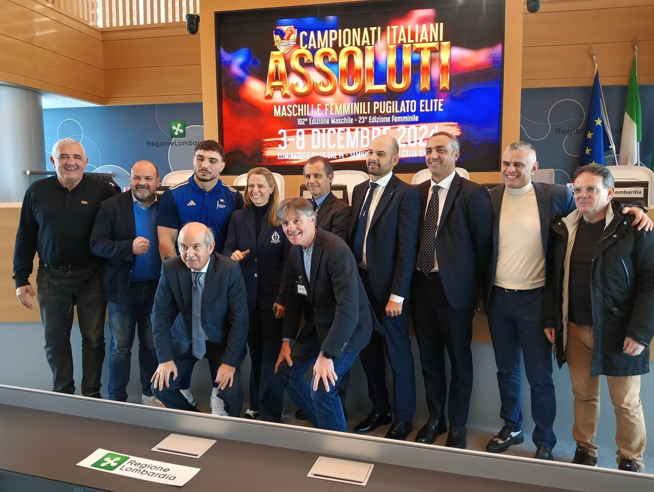 A PALAZZO LOMBARDIA, SEDE DELLA REGIONE LOMBARDIA, SONO STATE PRESENTATE LE FINALISSIME DEGLI ASSOLUTI M/F 2024 