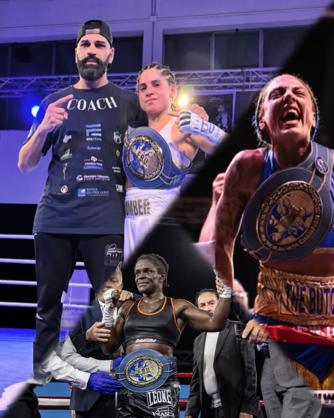 3 le CAMPIONESSE PRO EUROPEE DELLA BOXE TRICOLORE NEL 2024 