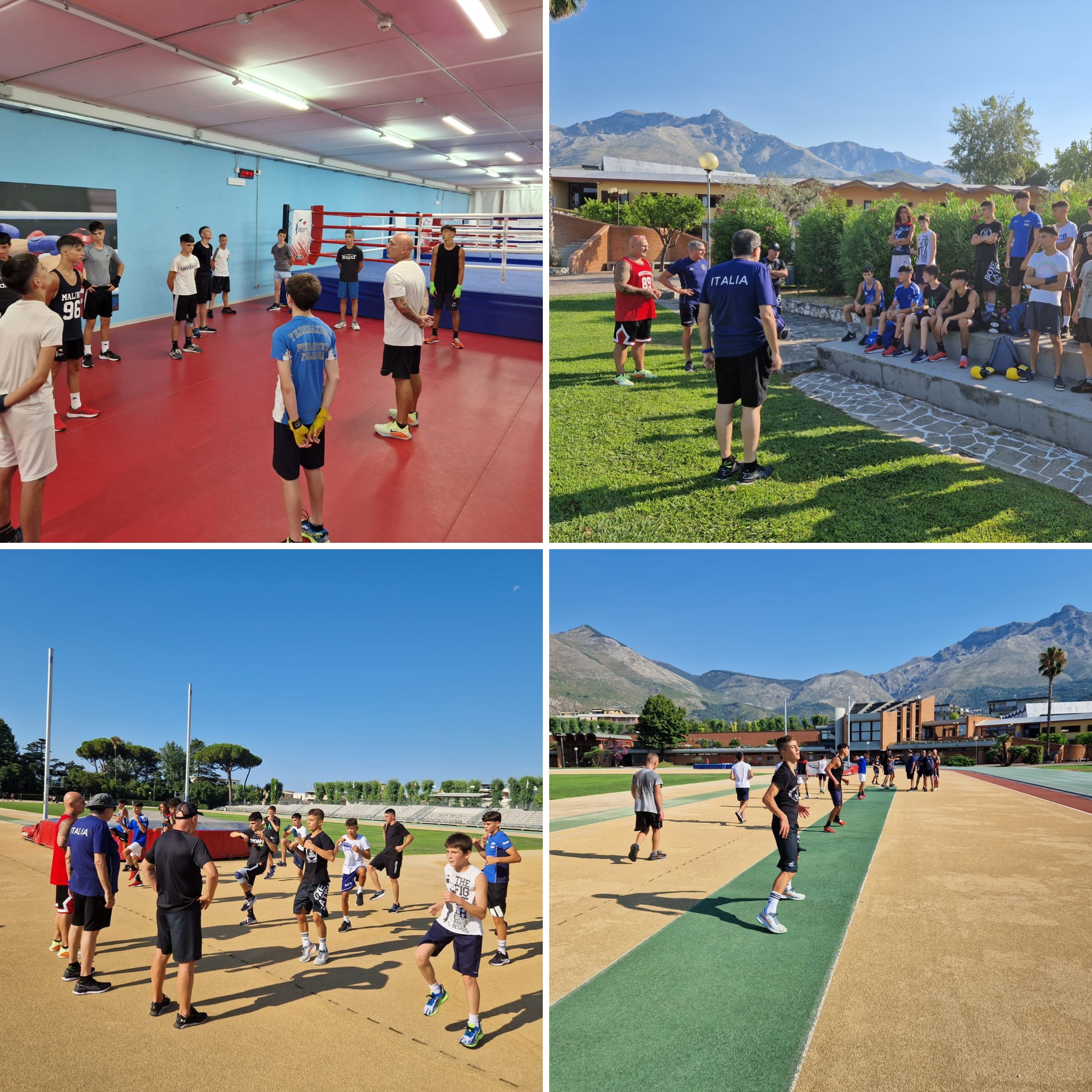 Azzurrini Schoolboy in allenamento a Formia (LT) in vista del Dual Match vs Polonia 