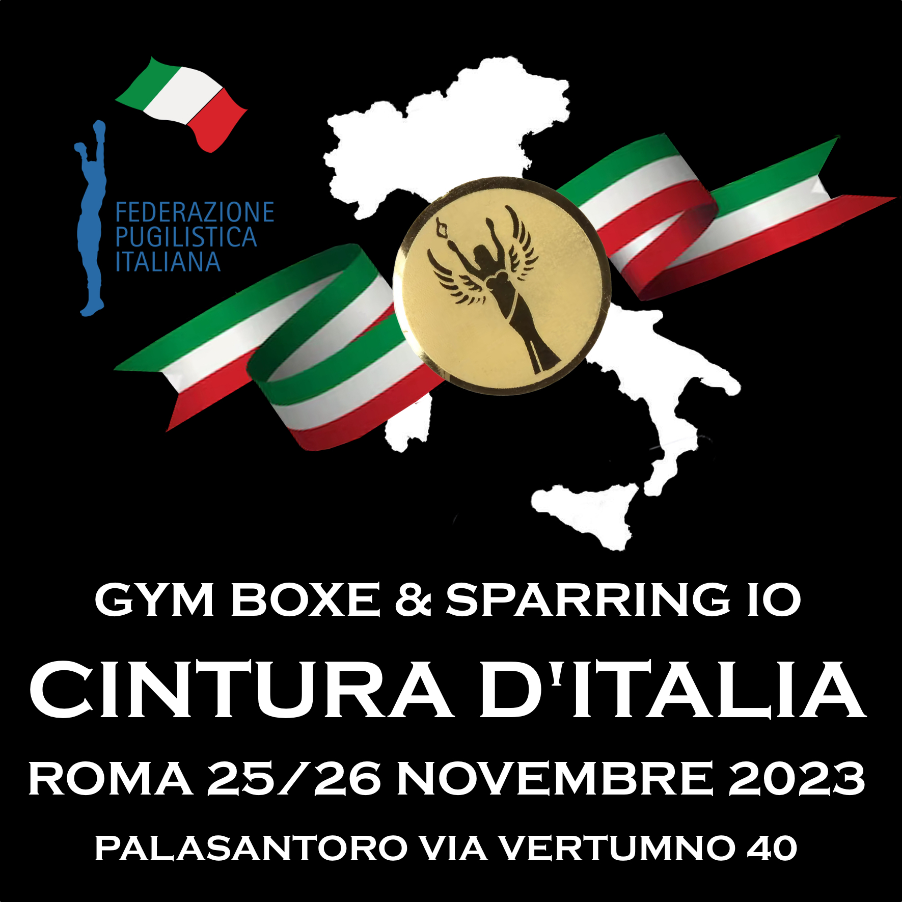 Cintura Italia Gym Boxe & Contura Italia Sparring-IO: IL 25-26 NOVEMBRE A ROMA 