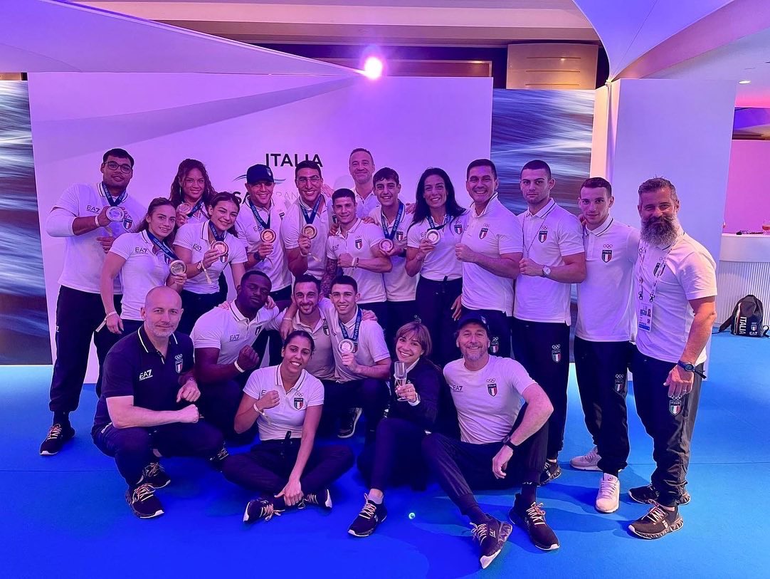 Giochi del Mediterraneo 2022 - Italia Boxing Team ricevuta quest'oggi a Casa Italia 