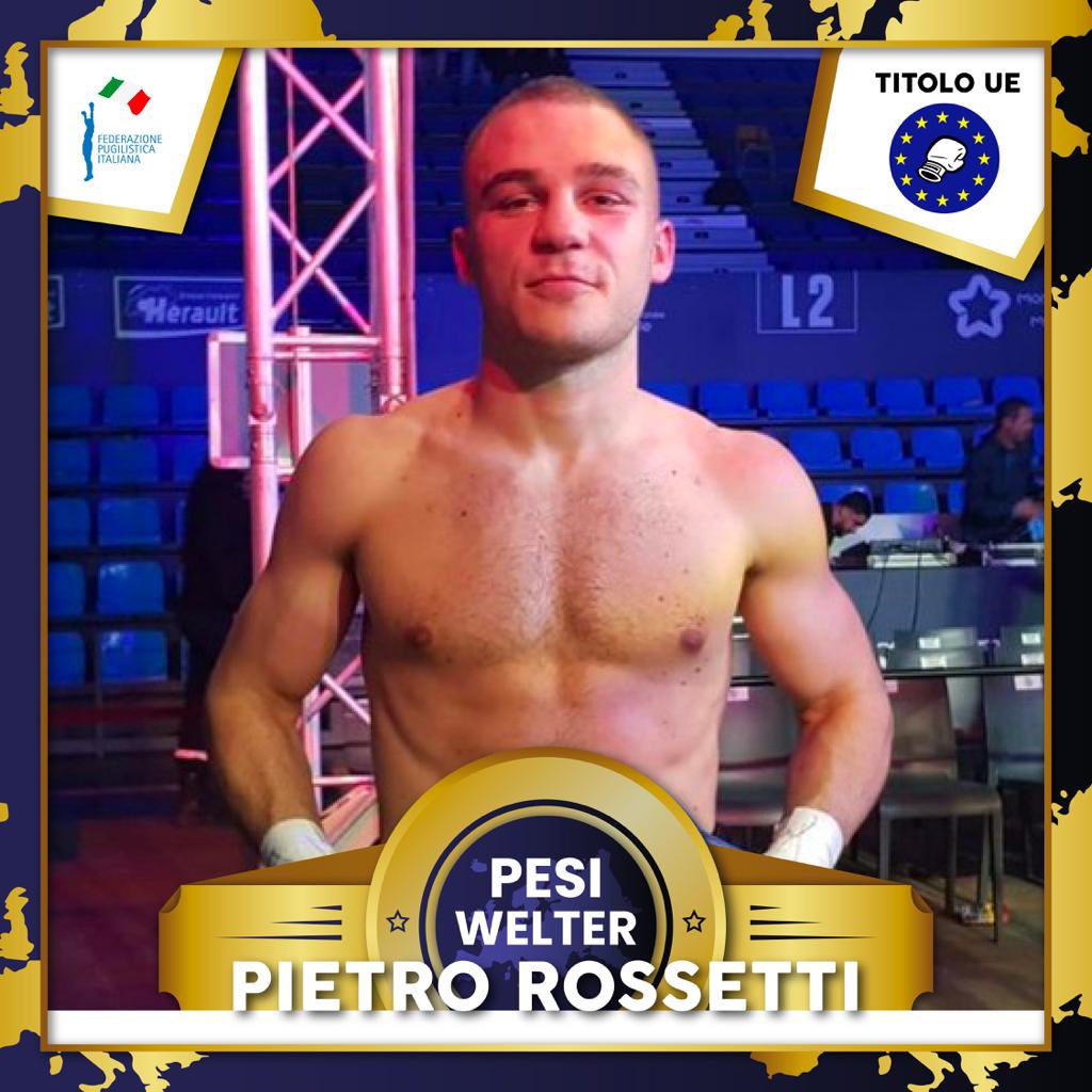 Pietro Rossetti si conferma Campione UE Welter 