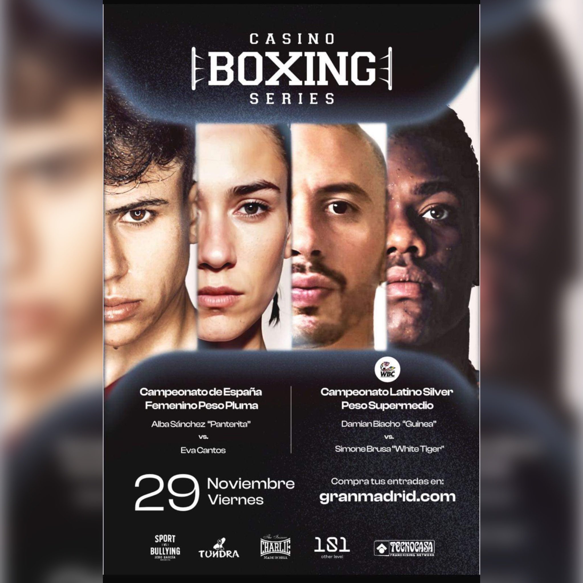 Il 29 novembre a Madrid Simone Brusa vs Biacho per il WBC Silver Latino Supermedi