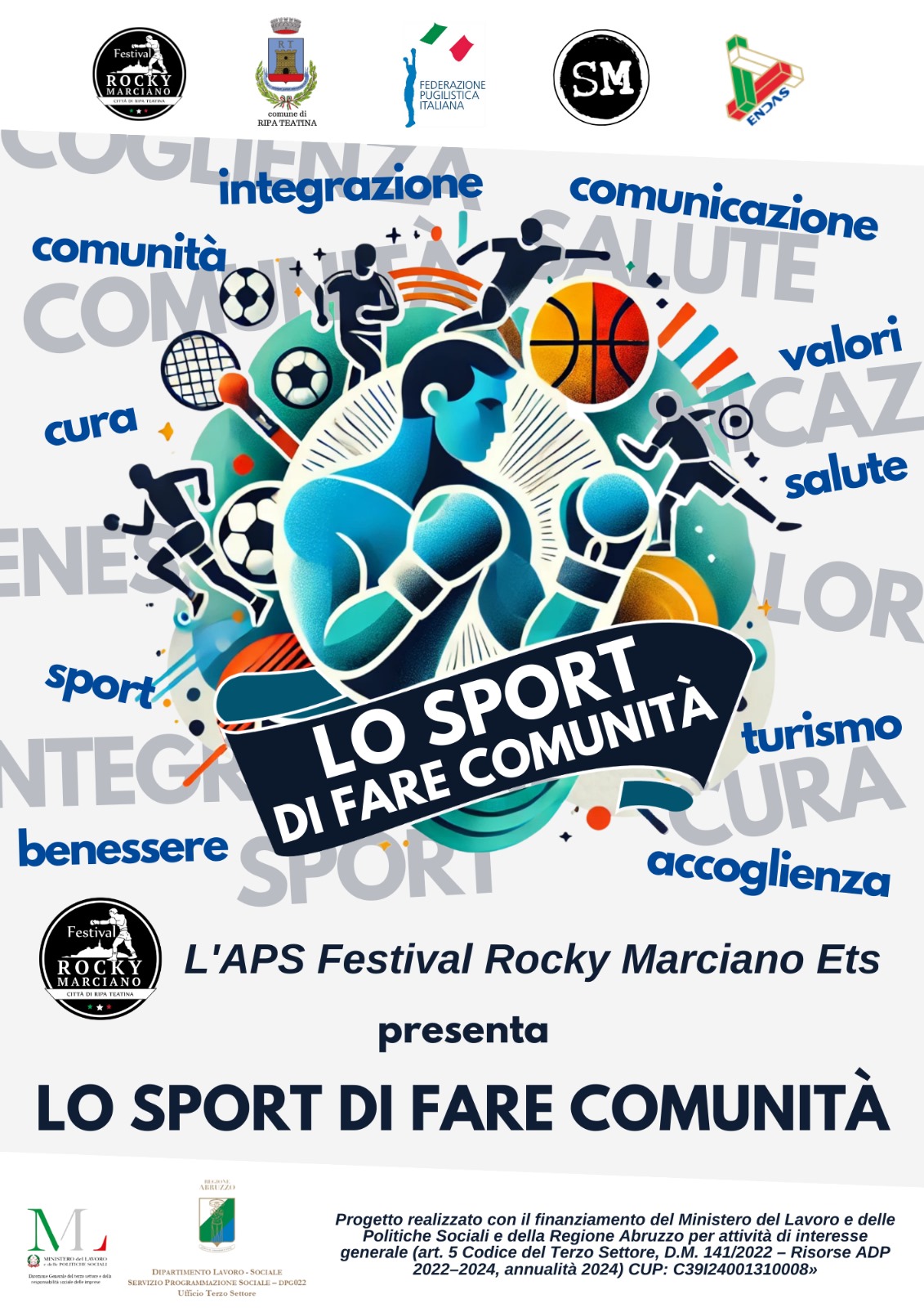 “LO SPORT DI FARE COMUNITÀ”: AL VIA IL NUOVO PROGETTO DEDICATO A CULTURA, TURISMO, SPORT E INCLUSIONE SOCIALE IN ABRUZZO