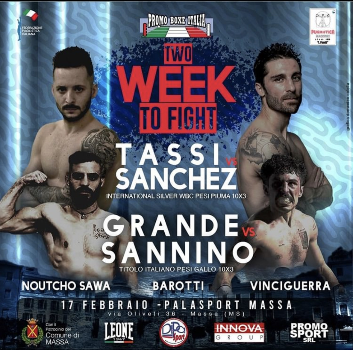 2 Settimane alla grande serata PromoBoxeItalia di Massa - DIRETTA YOUTUBE FPIOFFICIALCHANNEL & REPUBBLICA.IT