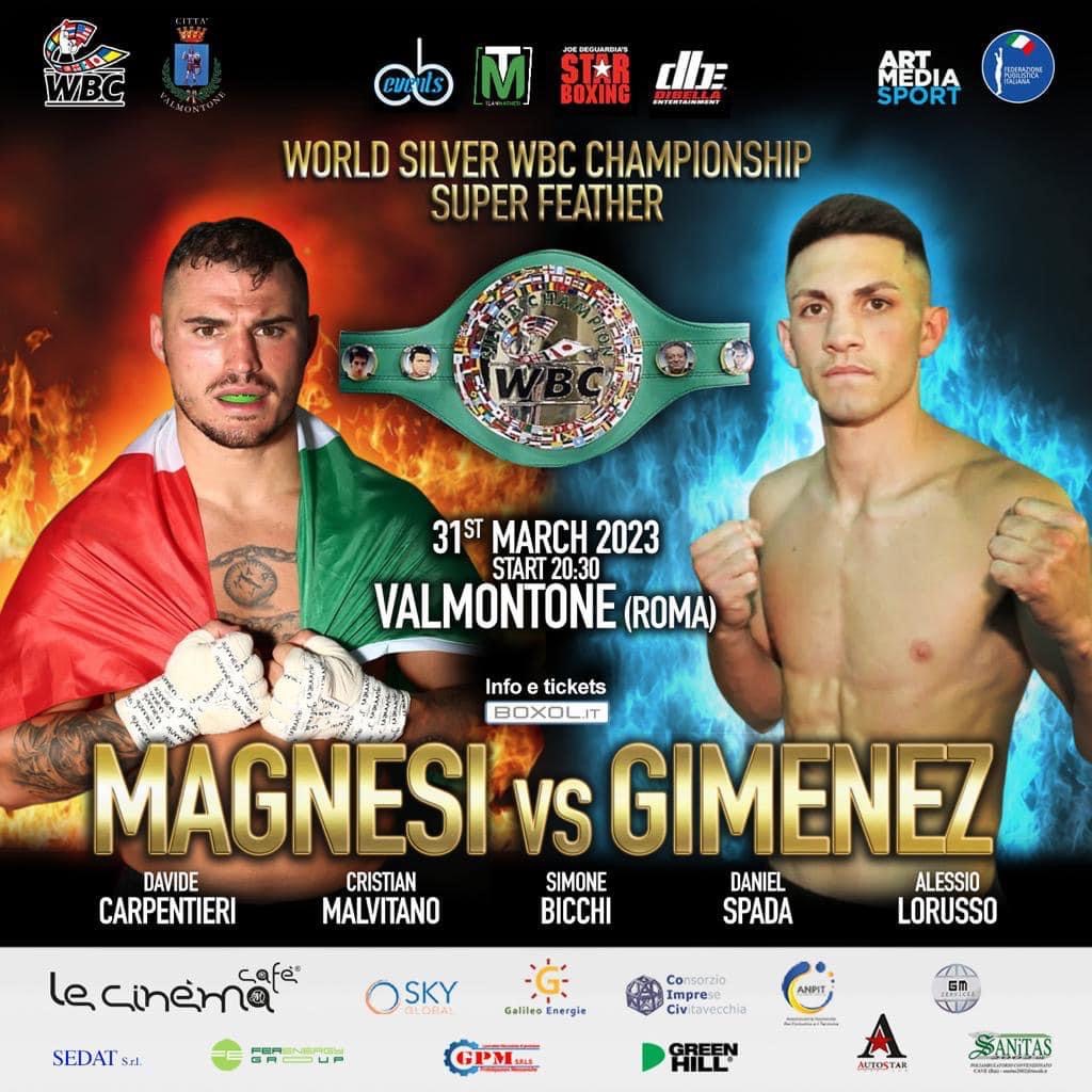 Il prossimo 31 marzo a Valmontone Michael LoneWolf Magnesi boxerà per il Mondiale Silver WBC Superpiuma