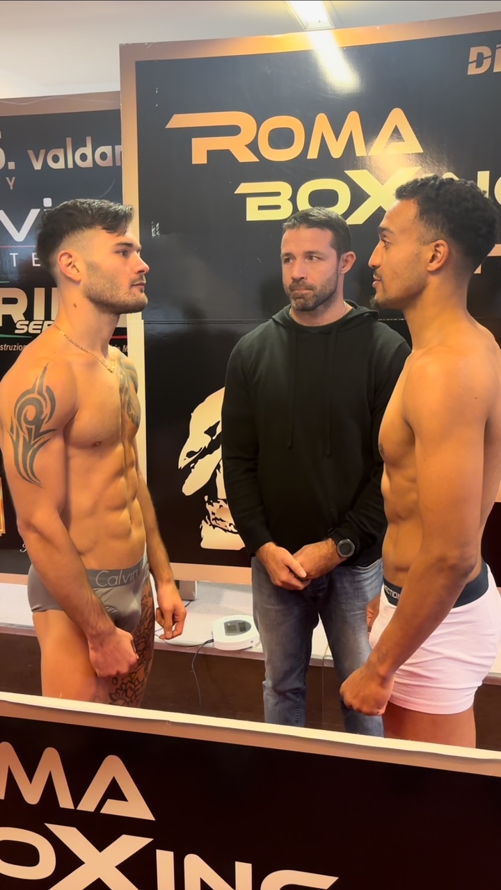 PESO FATTO! IL PALATIZIANO E' PRONTO PER LA ROMA BOXING SHOW - DOMANI 13/12 IN DIRETTA SU RAISPORT H 22.15 