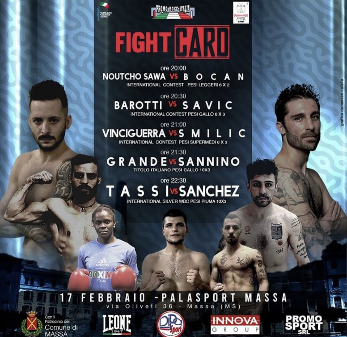 DUE GIORNI ALLA MASSA BOXING NIGHT - INFO ORARI & LIVESTREAMING (REPUBBLICA.IT + YOUTUBE FPIOFFICIALCHANNEL)