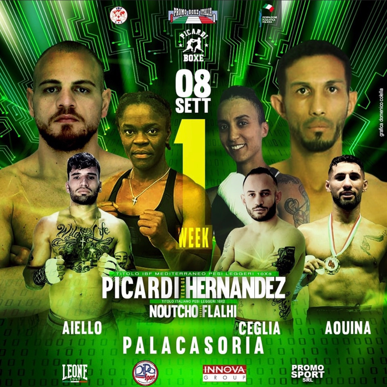 1 SETTIMANA ALLA GRANDE SERATA PROMO BOXE ITALIA A CASORIA - DIRETTA YOUTUBE FPIOFFICIALCHANNEL & REPUBBLICA.IT 