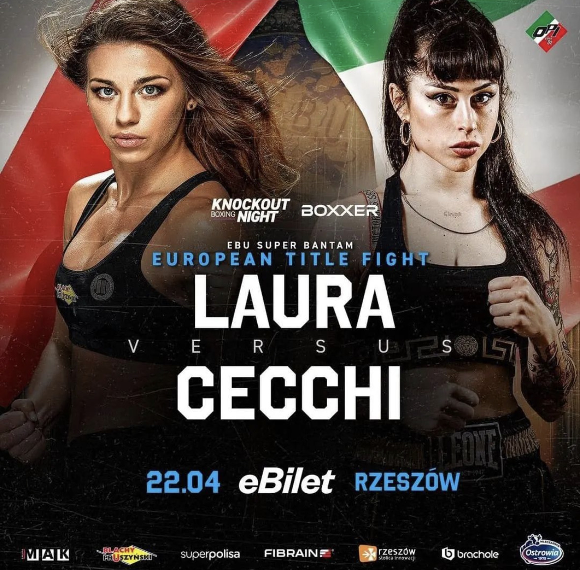 Il 22 aprile a Rzeszow (Polonia) l'Europeo Supergallo tra la Cecchi e la Gryzb - MATCH LIVE SU DAZN 