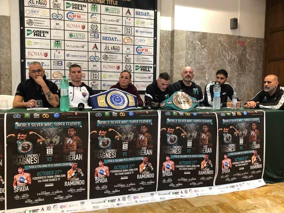 Roma Boxing Night: Presentato il grande evento del 27 ottobre con Michale Magnesi sul ring per il Mondiale Silver WBC - LIVE DAZN