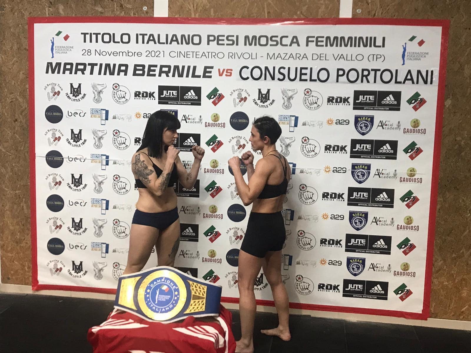 TUTTO PRONTO PER LA SFIDA BERNILE VS PORTOLANI PER IL TITOLO ITALIANO FEMMINILE MOSCA