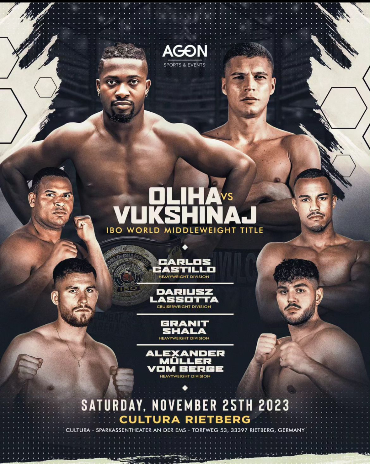 FIGHT WEEK: il 25 Novembre in diretta su DAZN Etinosa Oliha difenderà il titolo mondiale IBO Pesi Medi 