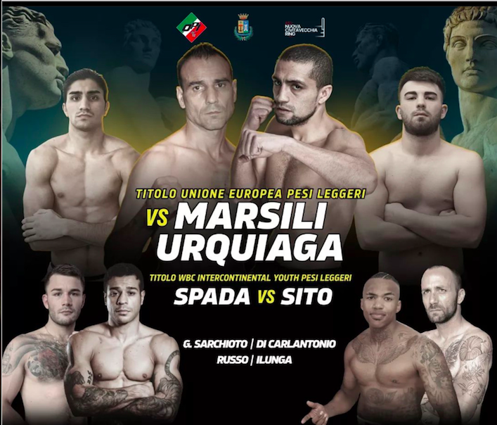 Santa Marinella Boxing night: il 1° Aprile pv Marsili per l'UE Leggeri - INFO TICKET