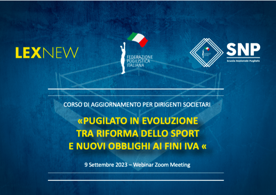 SCUOLA NAZIONALE DI PUGILATO: GRANDE SUCCESSO PER IL CORSO SULLA RIFORMA DELLO SPORT - IN ARRIVO DATE DEI PROSSIMI CORSI