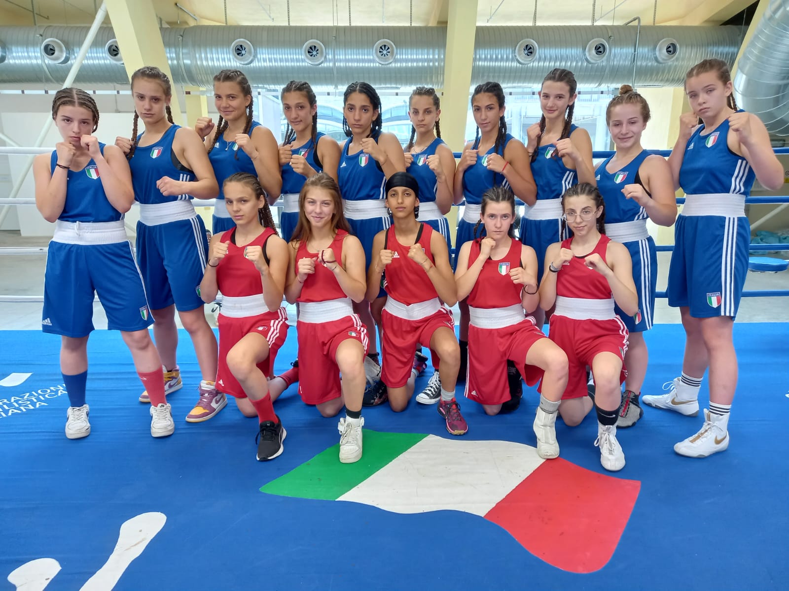 9 Azzurrine Schoolgirl per l'ultimo training camp in vista dell'Europeo in Slovenia 