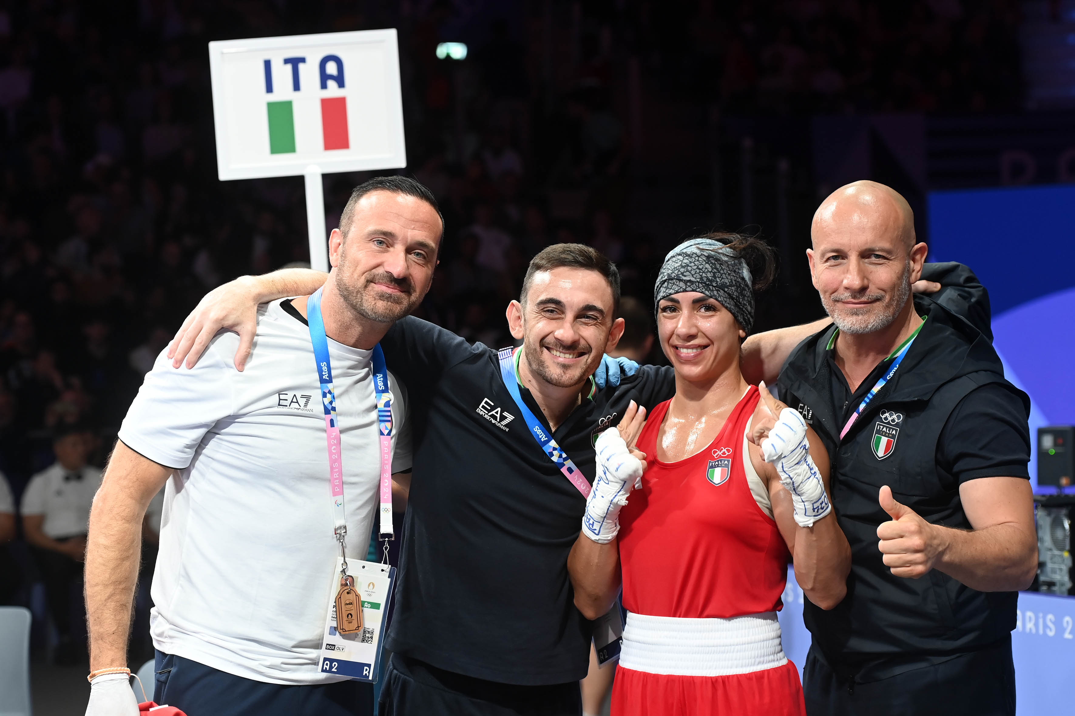 Parigi 2024: DAY 1 - Vittoria per la Mesiano 60 Kg, Sconfitte per la Charaabi 54 Kg e Cavallaro 80 Kg.