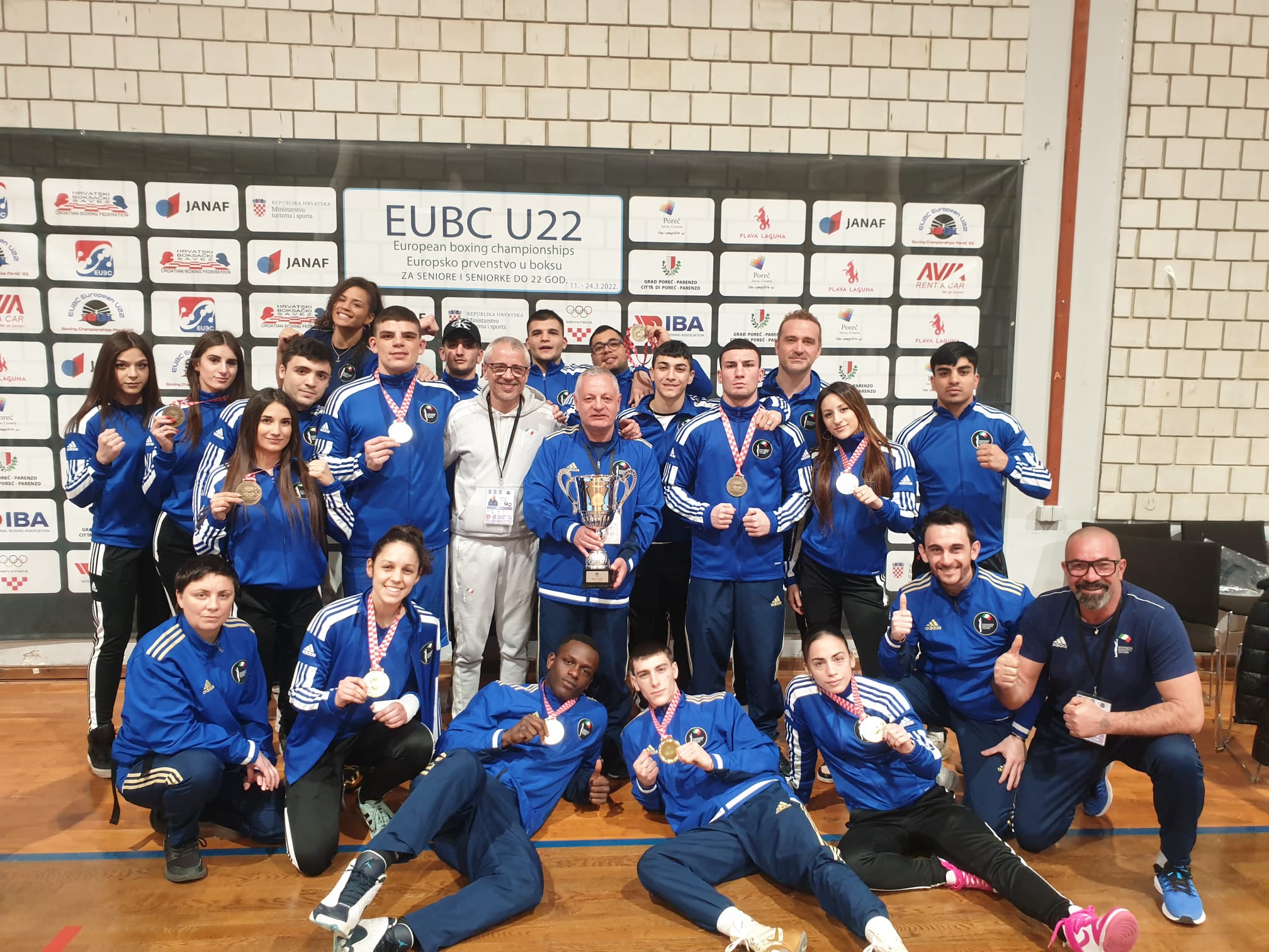 Euro Under 22 Porec 2022 - IMMENSA ITABOXING: 4 ORI, 2 ARGENTI e 4 BRONZI