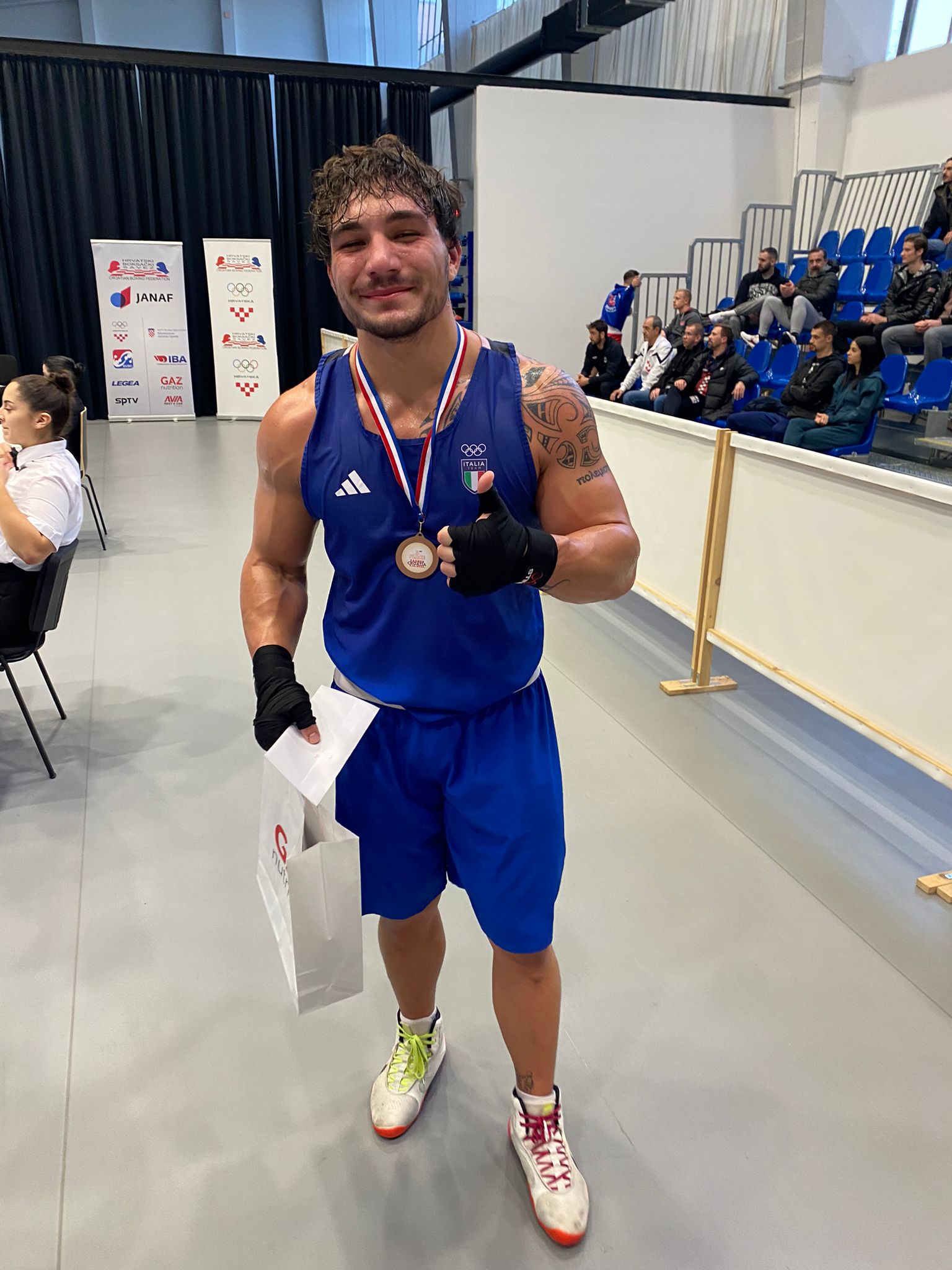 Grand Prix Zagreb 2023 - Bronzo per il +92 Kg Diego Lenzi. DOMANI SUL RING LA MESIANO E LA CANFORA