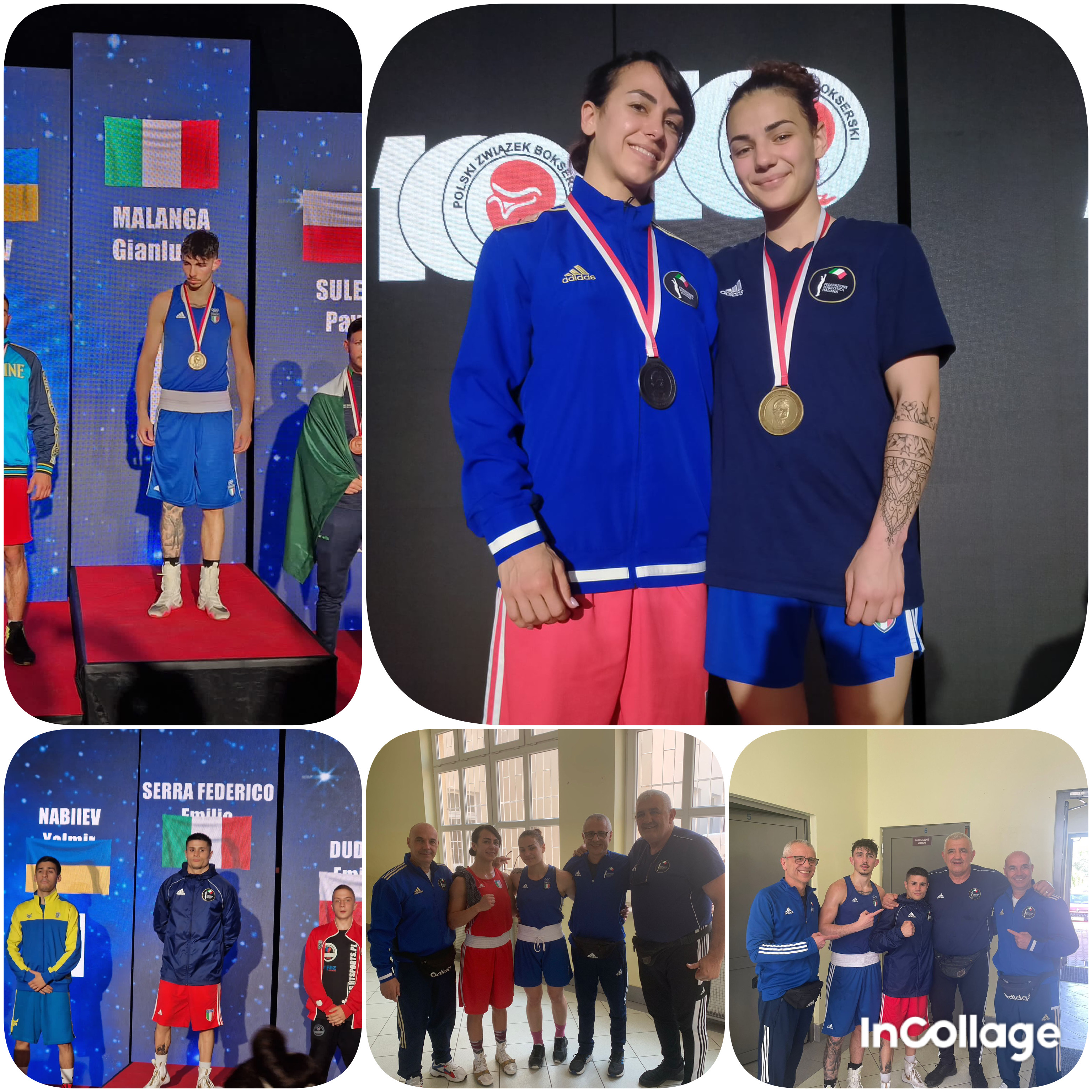 FELIKS STAMM INTERNATIONAL BOXING TOURNAMENT 2023 - 3 Ori, 1 Argento e 1 Bronzo per l'Italia Boxing Team 