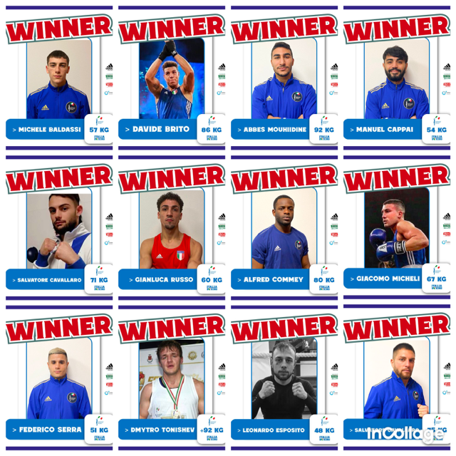 12 Azzurri per gli Europei Elite 2022 - Yerevan 23-30 Maggio 