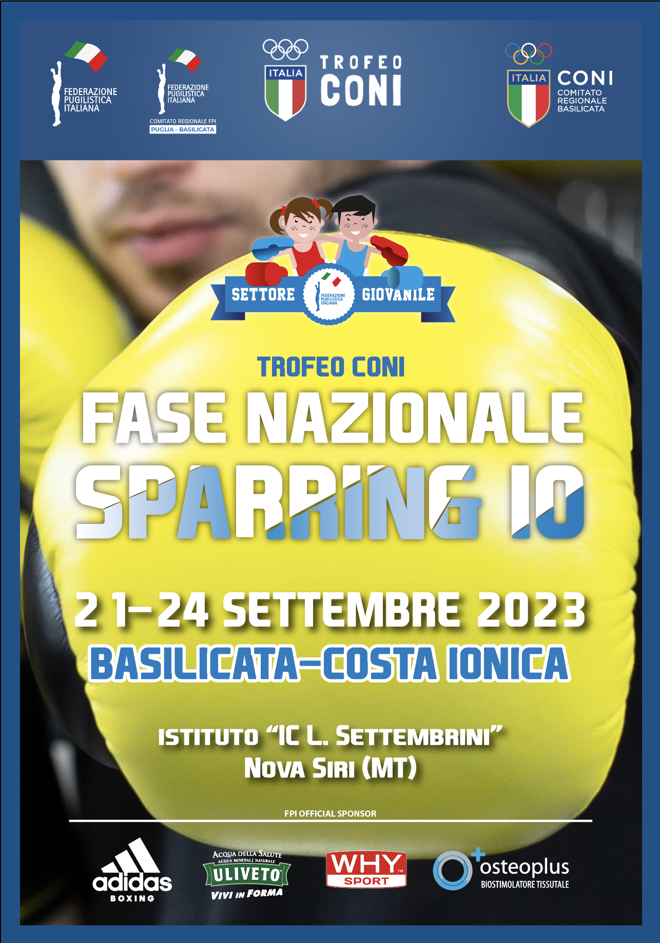 TROFEO CONI 2023 - A NOVA SIRI (PZ) LE FINALI NAZIONALI SPARRING-IO