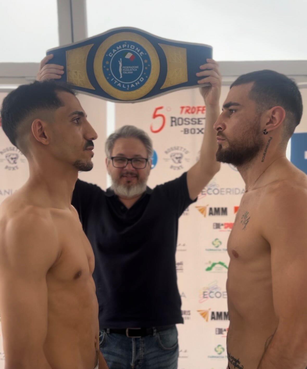 TITOLO ITALIANO SUPERWELTER: TUTTO PRONTO AD ARENZANO PER LA SFIDA SCHININA VS GRAICH 