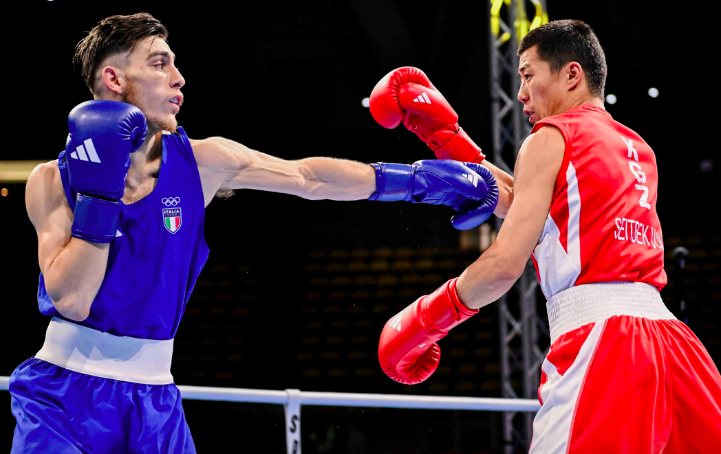2° Torneo di Qualificazione Olimpica 2024 - DAY 1° - SCONFITTA NEI 32° 57 KG PER  MICHELE BALDASSI. DOMANI 25/5 SUL RING IL 51 KG FEDERICO SERRA 