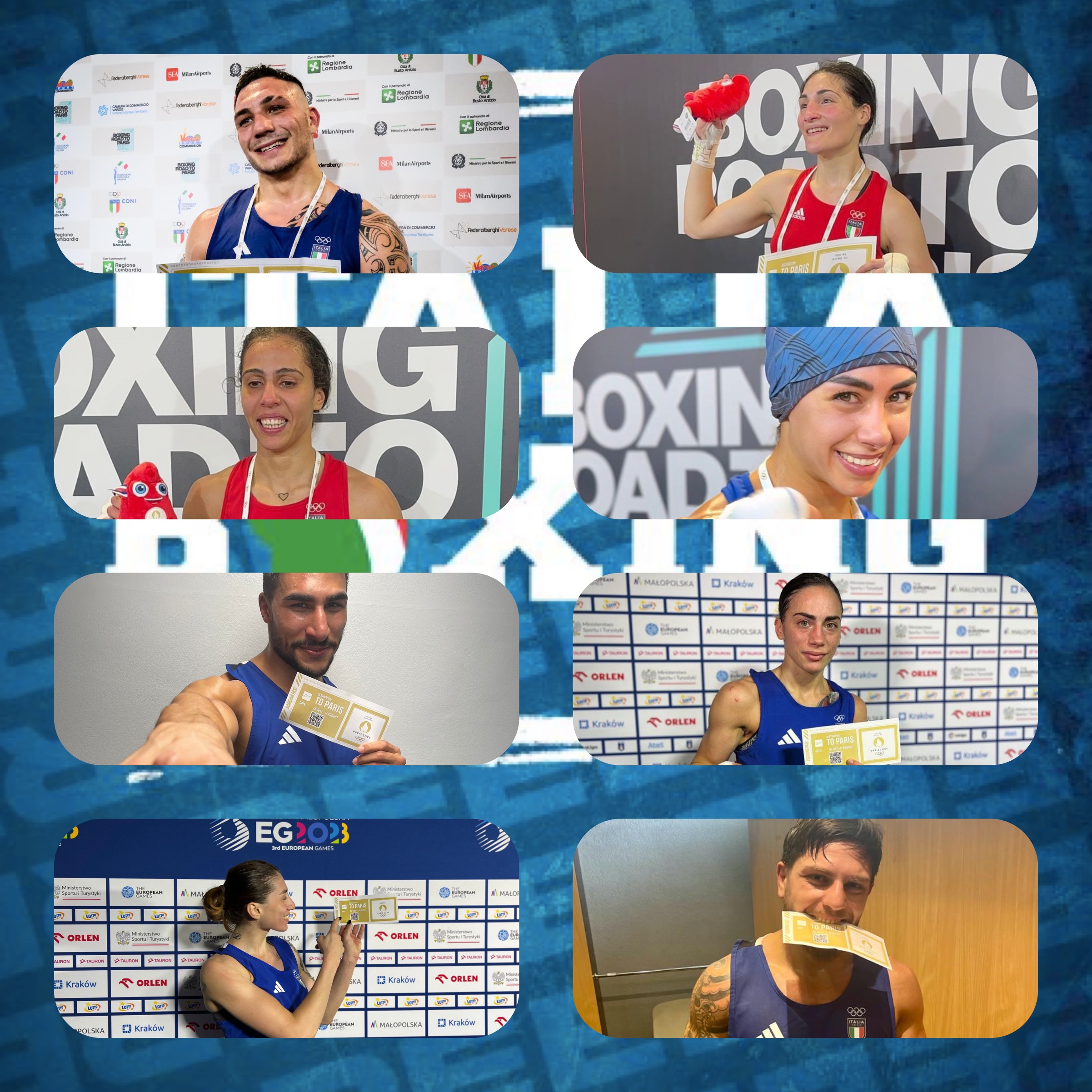 ITALIA BOXING TEAM A 8 PASS OLIMPICI. A BANGKOK DAL 25 MAGGIO AL 2 GIUGNO l'ULTIMO TORNEO DI QUALIFICAZIONE PARIGI 2024 