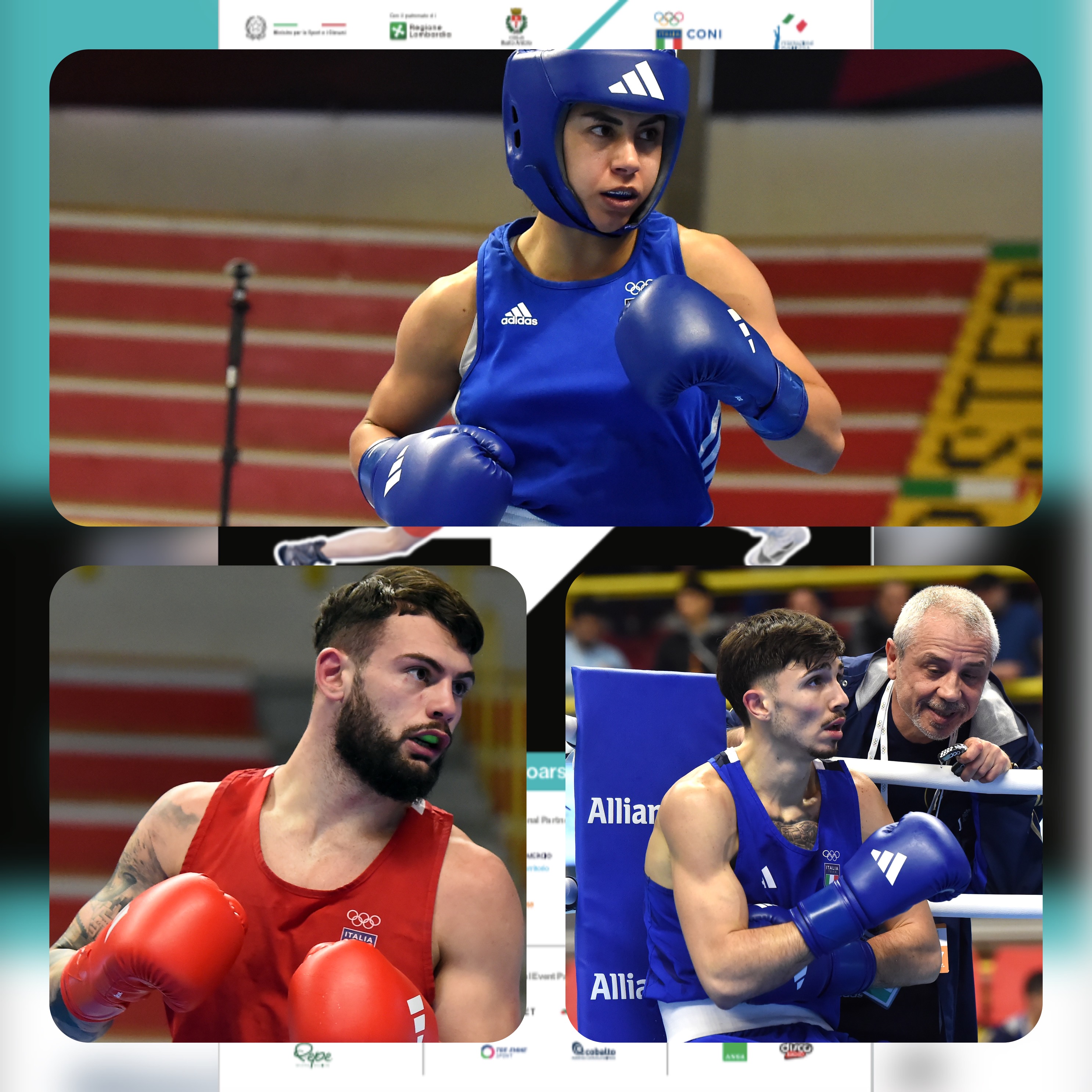 Torneo World Qualifying Tournament - Busto Arsizio 2024:  DAY 3 - VITTORIA PER LA 60 KG MESIANO E PER CAVALLARO 71 KG. Sconfitta per  Malanga 63.5 Kg  - DOMANI (6/3) SUL RING 3 AZZURRE E 1 AZZURRO