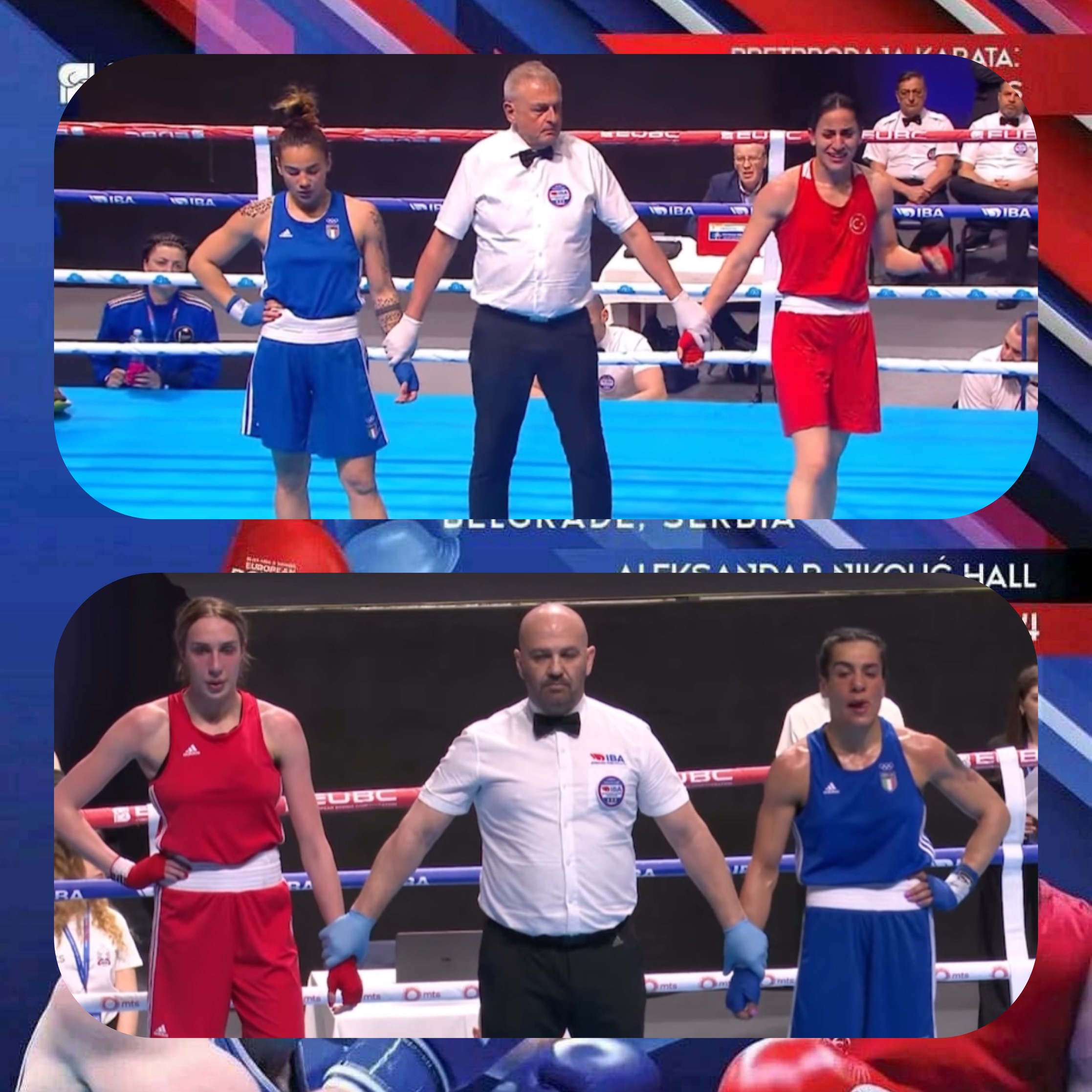 Europei Elite M/F BELGRADO 2024: 5° GIORNATA SCONFITTE PER LA CANFORA 63 KG e LA NICOLI 60 KG. DOMANI SUL RING 3 AZZURRE