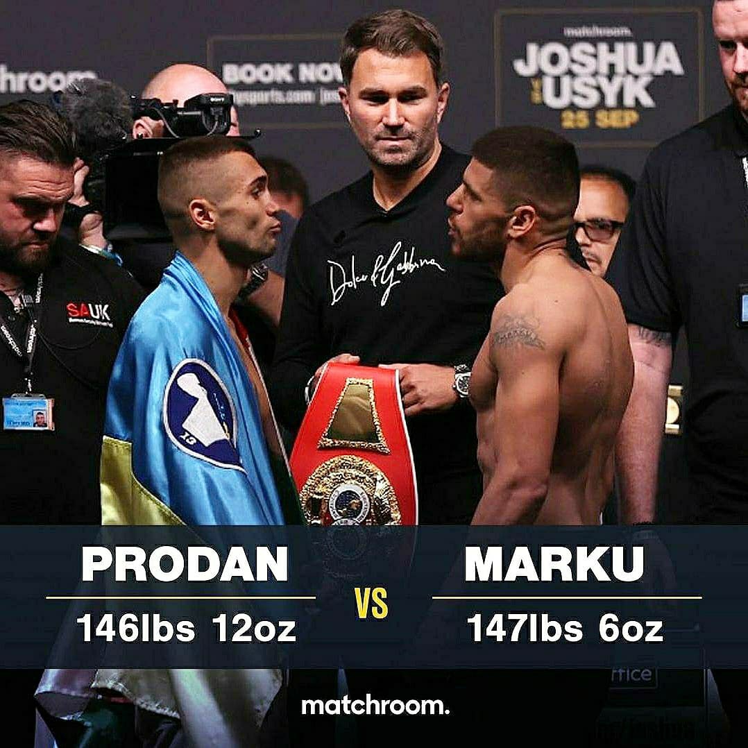 DOMANI LA SFIDA JOSHUA vs USYK - NEL SOTTOCLOU SUL RING ANCHE MAX PRODAN 