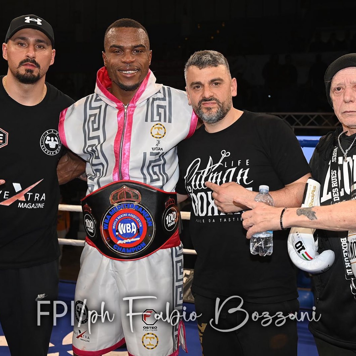 Novara Boxing Night - Samuel Nmomah Campione Mediterraneo WBA Pesi Medi. Sconfitta nei Superpiuma per Ionescu